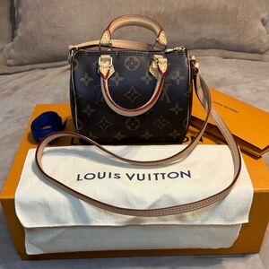 AUTHENTIC Louis Vuitton Monogram Nano Speedy